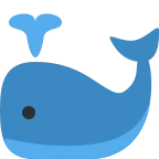 Spouting Whale emoji on Twitter / X
