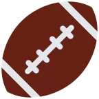 Emoji Balón de fútbol americano en Twitter / X