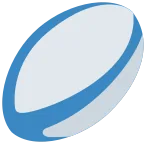 Emoji Balón de rugby en Twitter / X