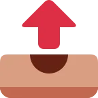 Outbox Tray emoji on Twitter / X