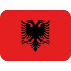 Albania Flag emoji on Twitter / X