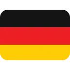 Germany Flag emoji on Twitter / X