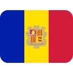 Andorra Flag emoji on Twitter / X