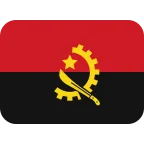 Emoji Bandera de Angola en Twitter / X