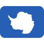 Emoji Bandera de Antártida en Twitter / X