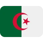 Algeria Flag emoji on Twitter / X