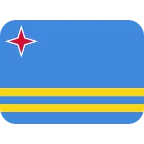 Emoji Bandera de Aruba en Twitter / X