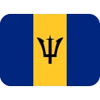Barbados Flag emoji on Twitter / X