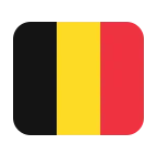 Emoji Bandera de Bélgica en Twitter / X