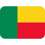 Emoji Bandera de Benín en Twitter / X