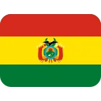 Emoji Bandera de Bolivia en Twitter / X