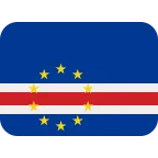 Emoji Bandera de Cabo Verde en Twitter / X