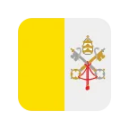 Emoji Bandera de Ciudad del Vaticano en Twitter / X
