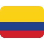 Emoji Bandera de Colombia en Twitter / X