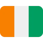 Emoji Bandera de Côte d’Ivoire en Twitter / X