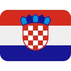 Croatia Flag emoji on Twitter / X