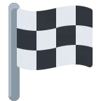 Chequered Flag emoji on Twitter / X