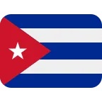 Emoji Bandera de Cuba en Twitter / X