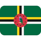 Emoji Bandera de Dominica en Twitter / X