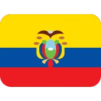 Emoji Bandera de Ecuador en Twitter / X