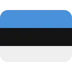 Emoji Bandera de Estonia en Twitter / X