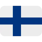 Emoji Bandera de Finlandia en Twitter / X