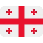 Emoji Bandera de Georgia en Twitter / X