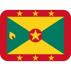 Emoji Bandera de Granada en Twitter / X