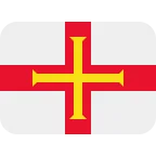 Guernsey Flag emoji on Twitter / X