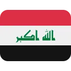 Emoji Bandera de Irak en Twitter / X