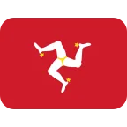 Isle of Man Flag emoji on Twitter / X