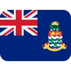 Emoji Bandera de Islas Caimán en Twitter / X