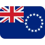 Cook Islands Flag emoji on Twitter / X