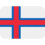 Faroe Islands Flag emoji on Twitter / X