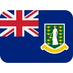 Emoji Bandera de Islas Vírgenes Británicas en Twitter / X