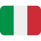 Emoji Bandera de Italia en Twitter / X