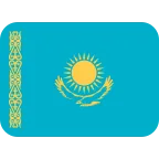 Emoji Bandera de Kazajistán en Twitter / X