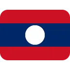 Laos Flag emoji on Twitter / X