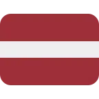 Emoji Bandera de Letonia en Twitter / X