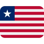 Emoji Bandera de Liberia en Twitter / X