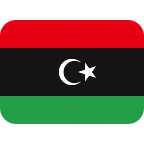 Libya Flag emoji on Twitter / X