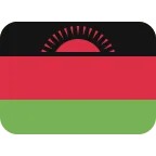 Malawi Flag emoji on Twitter / X