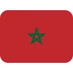 Morocco Flag emoji on Twitter / X