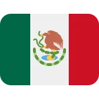 Emoji Bandera de México en Twitter / X