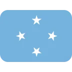 Emoji Bandera de Micronesia en Twitter / X