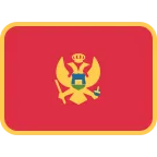 Emoji Bandera de Montenegro en Twitter / X