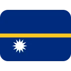 Nauru Flag emoji on Twitter / X