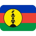 New Caledonia Flag emoji on Twitter / X