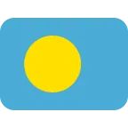 Emoji Bandera de Palaos en Twitter / X