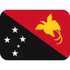 Emoji Bandera de Papúa Nueva Guinea en Twitter / X